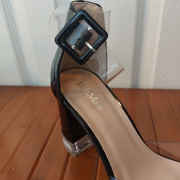 NEW CHUNKY TRANSPARENT HEEL size 9 - Picture 5 of 9